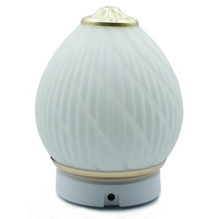 K-Cliffs Essential Oil Diffuser Ultrasonic Aromatherapy Stress Relaxing Humidifier 7 Colors Changing Adjustable Mist Mode Safe Waterless Auto Shut Off Office Home Yoga Spa Gold