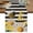 Black, variant on Spring Bees Daisy Table Runner, Rustic Tulips Dots Yellow Striped Burlap Washable Cotton Linen Table Runners 36 Inches Long, Dresser Scarf Runner for Nightstand/End Tables/Round Tables 13''x36''
