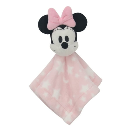 UPC: 0084122015173 | Lambs & Ivy Disney Baby Minnie Mouse Pink Stars Security Blanket/Lovey