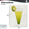 thumbnail image 4 of Stupell Industries Modern Summer Cocktail Kiwi Slice Canvas Art, 16 x 20, by Lorenzo Collective, 4 of 8