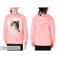 thumbnail image 3 of Serdomi Girls Hoodie Stylish Pink Cute Cat Sweatshirts -Soft Long Sleeve Pullover Shirt Tween Size 12/14, 3 of 7