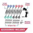 thumbnail image 7 of Elmhurst Electronic Dartboard Cabinet with Digital X/O Cricket Scorekeeping, Soft Tip Darts, by MD Sports, 7 of 7