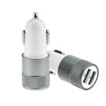 thumbnail image 4 of pitrice 2.1A 1A Alloy 2 USB Ports Universal Intelligent Charging Dual USB Car Charger for iPhone for Android Mobile Phone, 4 of 8