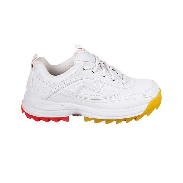 Tenis Fila Distorter A-R Mujer Casual Urbano Moderno blanco 23
