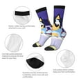 thumbnail image 6 of Lsque Bluey Printed Men's Crew Socks, Soft Durable Breathable Moisture-Wicking with Odor Control Cotton socks, 6 of 7