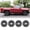 5152-Black Matte, variant on 4Pcs 17" Steel Wheel Skins for 2014-2018 Chevy Silverado 1500&GMC Sierra 1500,Hubcap for 2019 Silverado 1500 LD&GMC Sierra 1500 Limited,Snap-on Installation,Black Matte