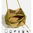 thumbnail image 6 of WeaveCC Handwoven Straw Tote Bag for Women Summer Beach Y2K Shoulder Purse Handmade Top Handle, 6 of 7