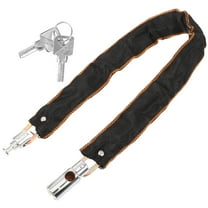 HOOWIFFY Secure Chain Lock For Bike Safety Portable Theft Lock With Keys For Bicycles Motorcycles And Scooters