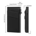 thumbnail image 6 of FALAN MULE Slim Smart Aluminum Card Holder Mens Wallet Minimalist Leather RFID Blocking Metal Pop Up Wallet, 6 of 7