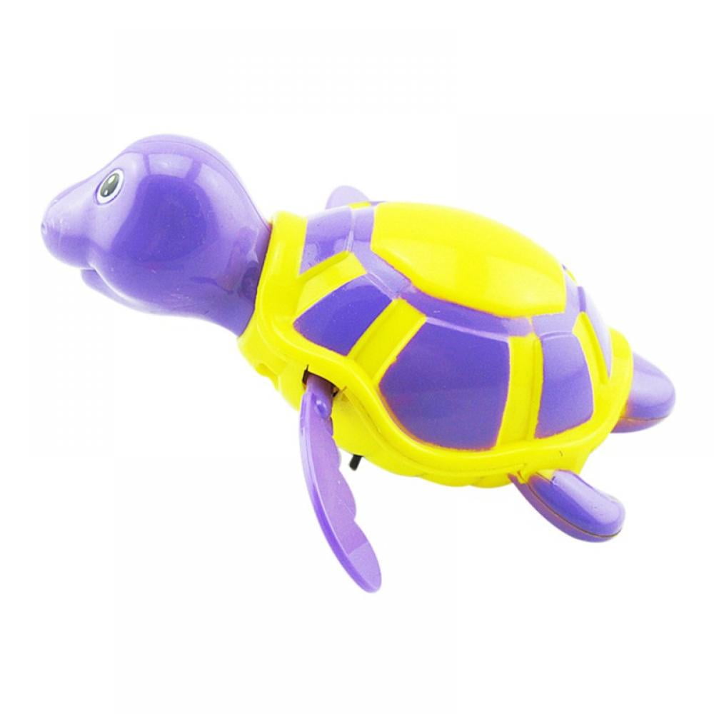 Swimming Kids Baby Bath Toys Girls Boys Toddlers Bathtub Toys Bathroom Floating Sea Animal Water Turtle Toys for 1 2 3 Year Olds, 1 Pack (Random Color)
