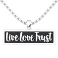 thumbnail image 2 of Live Love Trust Sterling Silver Pendant, 2 of 2