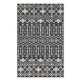 thumbnail image 3 of Unique Loom Eco Trellis Collection Area Rug - Native (4' x 6' Rectangle Charcoal Gray/Light Blue), 3 of 7