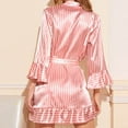 thumbnail image 4 of FUNDUFI Lady Sleepwear Pyjamas Womens Sexy Satin Pajamas Nightwear Comfort Nightwear, 4 of 4