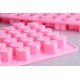 thumbnail image 2 of Silicone Mini Heart Shape Ice Cube Candy Chocolate Mold (Pack of 2) - -, 2 of 4
