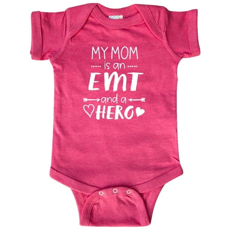 

Inktastic My Mom is an EMT and a Hero Gift Baby Boy or Baby Girl Bodysuit