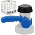 thumbnail image 1 of IBC Water Tank Universal Adapter, IBC Tank Container Outlet Control Valve for Chemical Solutions, Acid-base Solutions, Organic Solvents, 75mm DN50 Flap Valve for Rain Barrel, Water Tank Drain Tap, 1 of 7