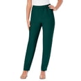 thumbnail image 3 of Roaman's Women's Plus Size Petite Classic Bend Over Pant, 3 of 6