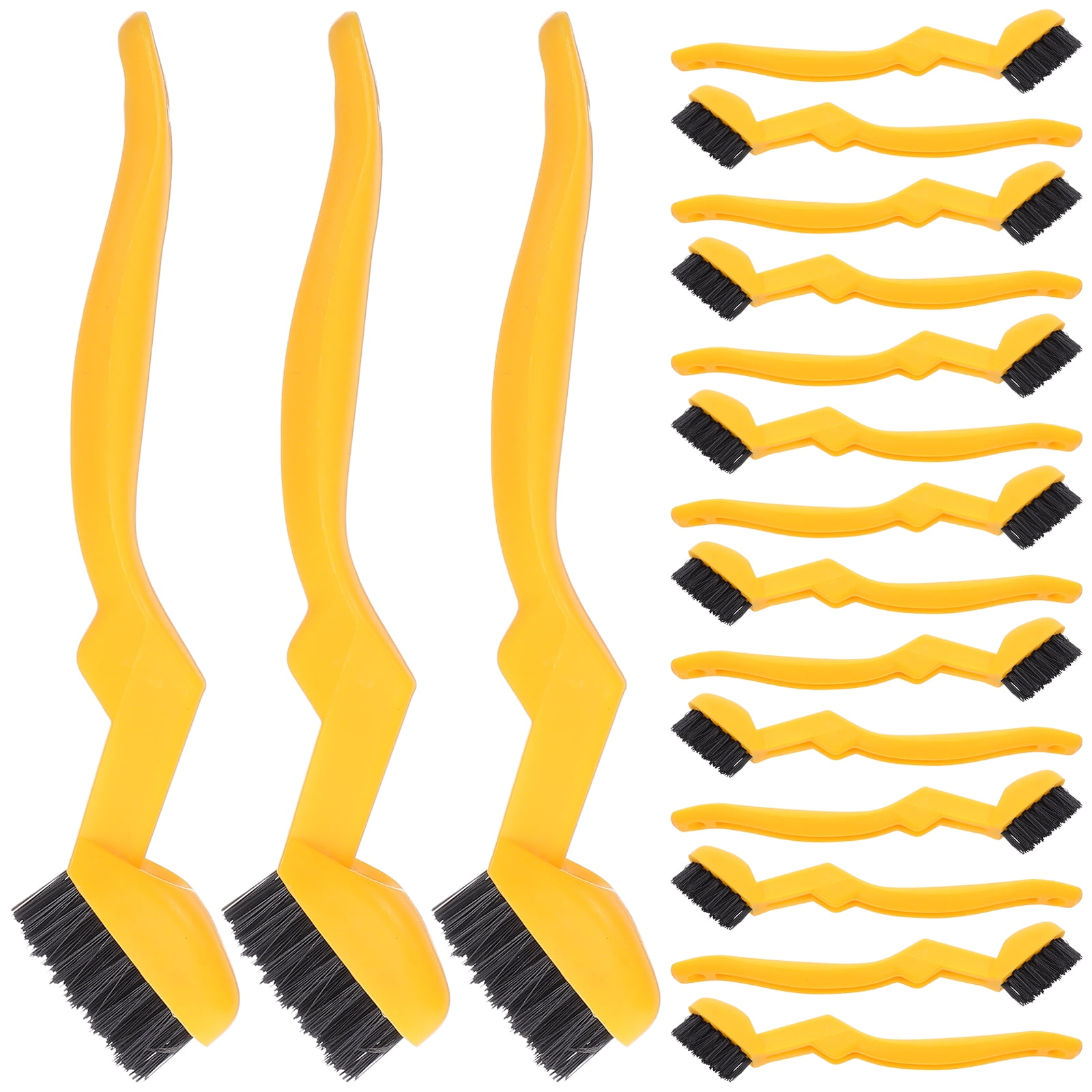 KALLORY Set of 30 Nylon Brushes for Industrial Use and Camping Grills, Effective Deep Stain Removal Tool