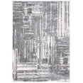 thumbnail image 2 of Safavieh Ravine Jessie Abstract Shag Area Rug, Dark Gray/Ivory, 5'3" x 7'6", 2 of 10