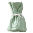 thumbnail image 1 of Paper Bag Vase, Cute Irregular Shaped Flowers Vases, Ceramic Vases for Home Decor, 1 of 6
