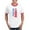 Red/White, variant on - Pepsi Flashback Bubbles Men's Ringer T Shirt - 100% Cotton Ringed T-Shirt