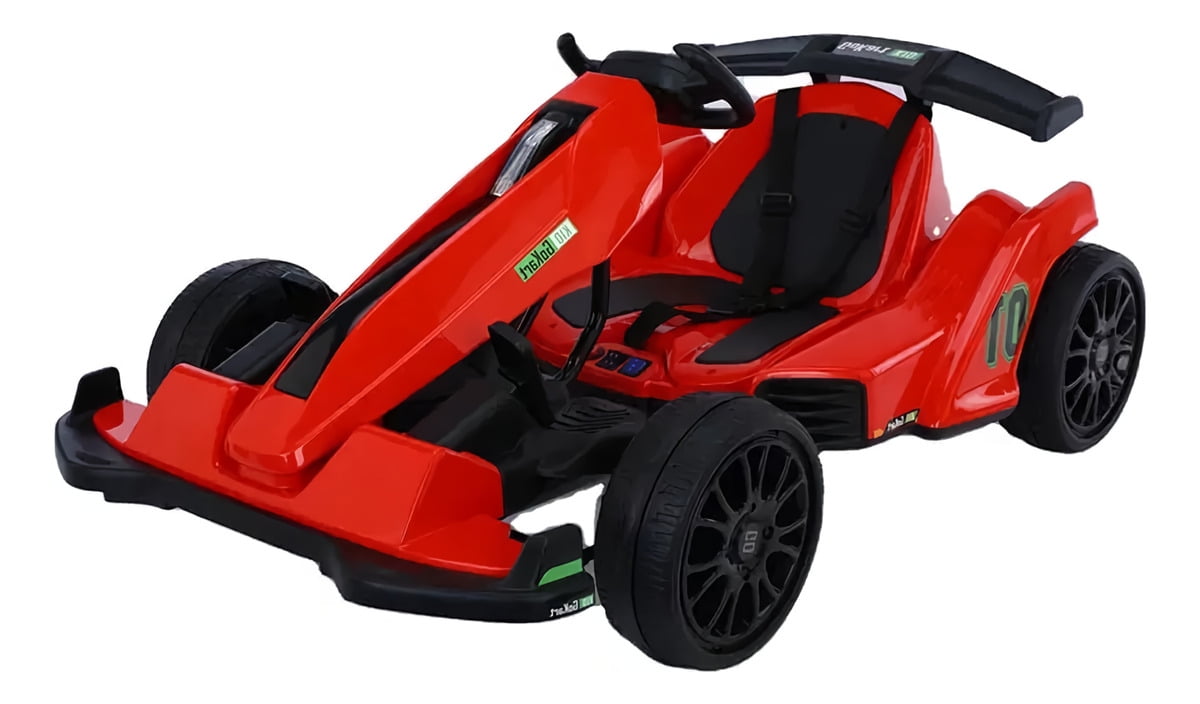 Go Kart Eléctrico Montable para Niños AEIOU BST009 Pedales Rojo ...