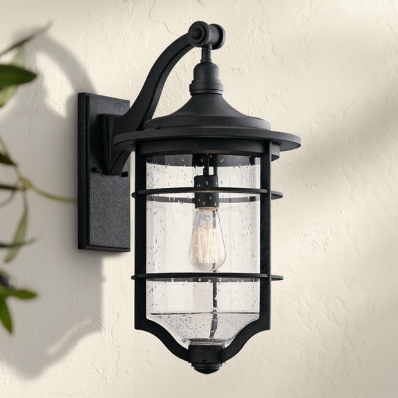 Kichler 49128 Royal Marine 1 Light 21.75" High Outdoor Wall Sconce - Black