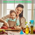 thumbnail image 6 of ZOUYUE Funnels for Filling Bottles Set of 2, Food Grade Silicone Funnel for Kitchen Use.Small Collapsible Funnel Bottle Funnel for Water Liquid Protein Powder Transfer, 6 of 7
