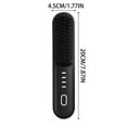 thumbnail image 2 of Wireless Negative Ion Straightening Comb for Hair Styling Portable Curling Tool Non Damaging Heat Protectant Lazy Scalding Comb Straight & Curler Purpose, 2 of 4