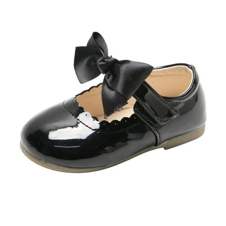 

Baby Girls Mary Jane Flats Shoes Anti-Slip Rubber Sole Infant Toddler Princess Wedding Dress Shoes