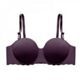 thumbnail image 1 of Deepwonder Maiden Candy Color Seamless Gather Comfortable Hollow Breathable Bra Wirefree Strap Adjustable Thin Palm Cup Girls Bra, 1 of 6