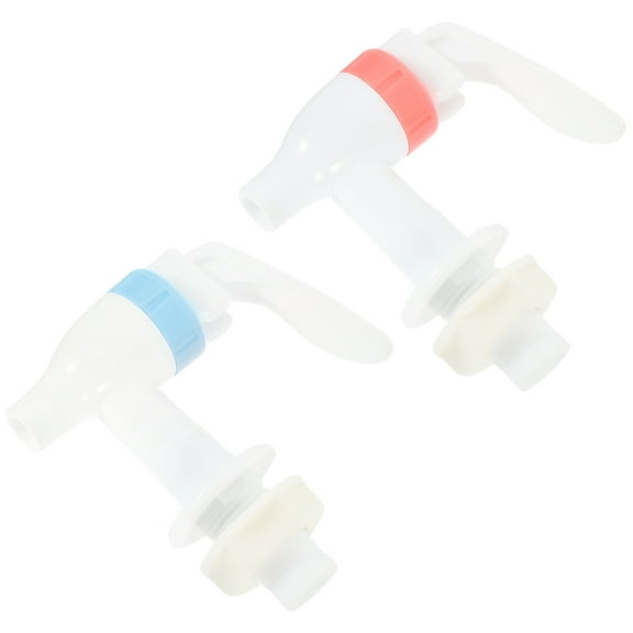 FOMIYES 2Pcs Plastic Spigot for Water Jug with Sleek Simple Design Red