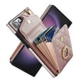 thumbnail image 2 of Cover for S23/S24/S25 Ultra Rings Stand Case with Card Slot Holder and Crossbody Belt Wallet Case, 2 of 13