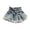 #120-Blue, variant on Women's Summer Solid Color Denim Half Skirt With Lace Hem And Patchwork