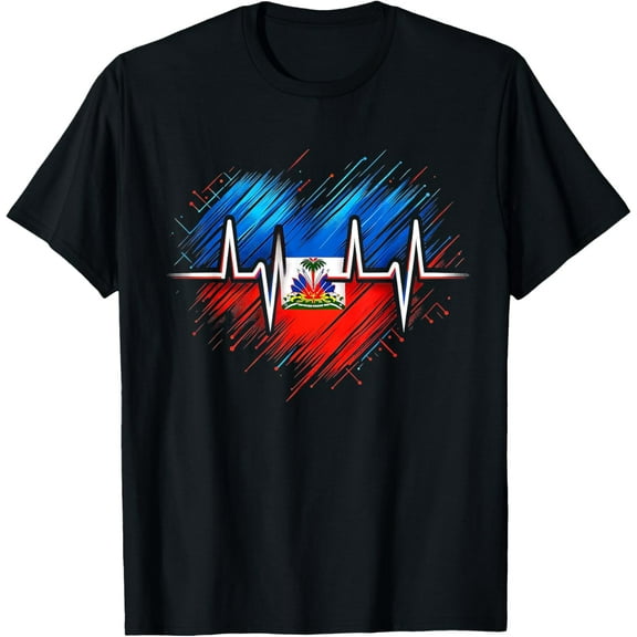 Haitian Flag Day Love Haiti Haitian Haitian Roots Haiti Flag T-Shirt