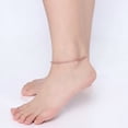 thumbnail image 5 of Women Stainless Steel IP Thin Bead Ball Anklets with Extension Chain, 5 of 5