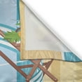 thumbnail image 3 of Ambesonne Travel Kitchen Curtains, Sea Shore Beach Umbrella, 55"x24", Multicolor, 3 of 3
