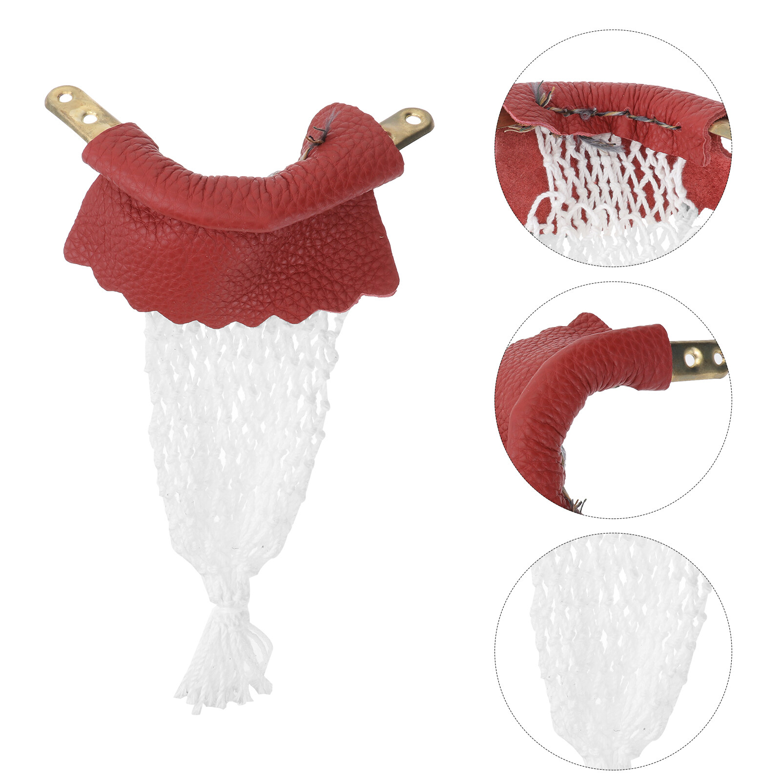 6pcs Billiard Pockets Leather Pool Snooker Table Replacement Nets Bags