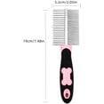thumbnail image 2 of Peine para perros - 1 peine de doble cara - Peine antipulgas para eliminar pulgas - Peine antipulgas de acero inoxidable - Peine antipulgas para mascotas - Peine antipulgas, 2 of 5