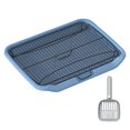 thumbnail image 4 of Dog Toilet Portable Puppy Training Potty Tray Training Pad Holder Light Blue, 4 of 8