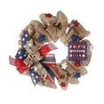 thumbnail image 2 of Independence Day Festival prop fabric garland Home Decor Wreath, Hanging Upside Down Door Hanging Wreath for Indoor and Outdoor, Memorial Day, Independence Day Home Decor (Style A), 2 of 6