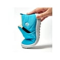 thumbnail image 3 of Frontwalk Boys Warm Shoes Plush Lined Ankle Boot Flat Winter Snow Boots Outdoor Comfort Booties Girls Slip On Blue 12.5little kids, 3 of 8