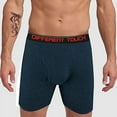 6 Pack Men's Big & Tall USA Assorted Log Leg Boxer Briefs Underwear
