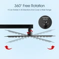 thumbnail image 5 of 1-Spray 12 in. Single Wall Mount Square Fixed Rain Shower Head in Matte Black, 5 of 7