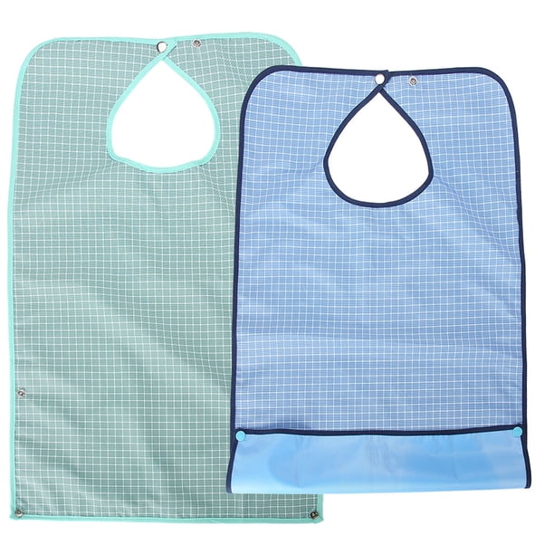 Babero para adultos,Babero impermeable para la hora de comer para adultos Babero impermeable para la hora de comer Rendimiento probado