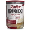 Slimfast Keto Meal Replacement Powder, Vanilla Cake Batter, Low Carb With Whey & Collagen Protein, 10 Servings