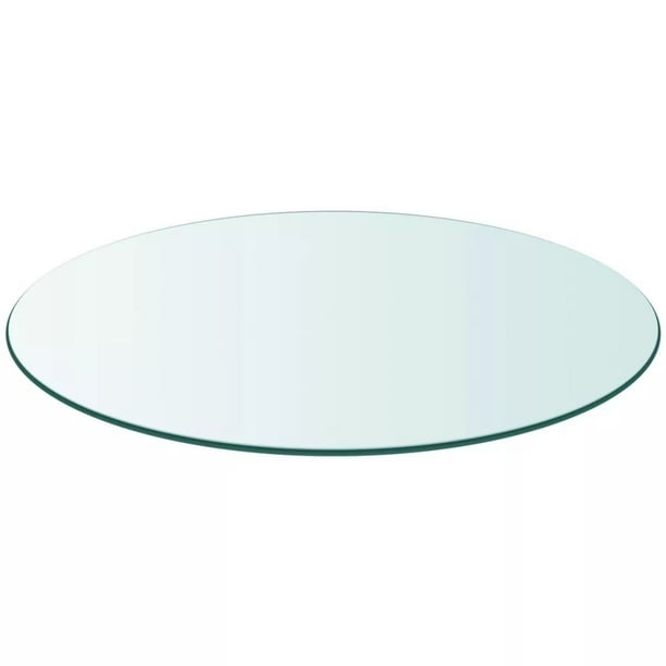 Table Top Tempered Glass Round I Thick Flat Polished Round Tempered