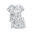 thumbnail image 3 of Outfits for Girls Kids Diy Hand Painted Homewear Short Sleeve T Shirt Shorts Colouring Pajama Can Play With Girls' Clothing Sets, 3 of 8