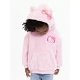 thumbnail image 5 of Hello Kitty Toddler Girls Plush Cosplay Hoodie, Sizes 12M-5T, 5 of 7