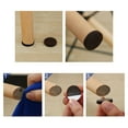 thumbnail image 7 of Unique Bargains 1 1/8' Self-stick Round Non-slip Felt Pads Floors Protect Brown 40 Pack, 7 of 7